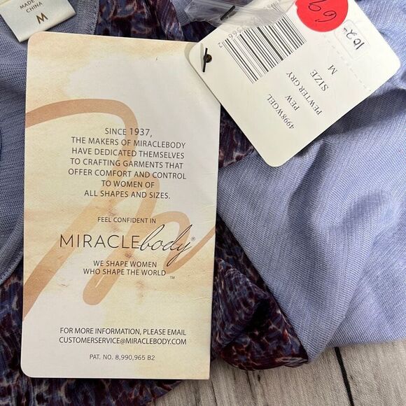 Miracle Body Women's Long Sleeve Abstract Color Block Gray/Rust Mini Dress M NWT - Picture 6 of 11